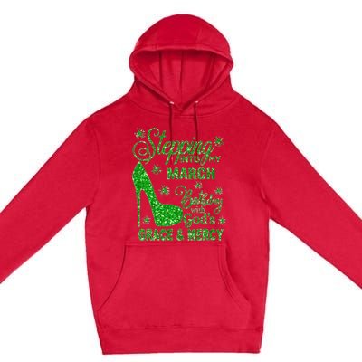 Stepping Into My March Birthday With Gods Grace And Mercy Premium Pullover Hoodie