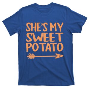 She Is My Sweet Potato I Yam Couples Thanksgiving Fall Gift T-Shirt