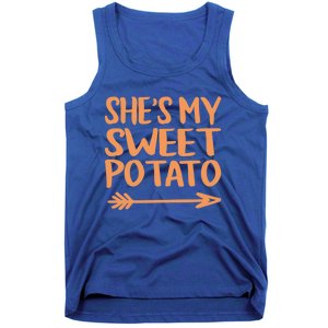 She Is My Sweet Potato I Yam Couples Thanksgiving Fall Gift Tank Top