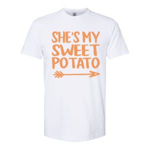 She Is My Sweet Potato I Yam Couples Thanksgiving Fall Gift Softstyle CVC T-Shirt