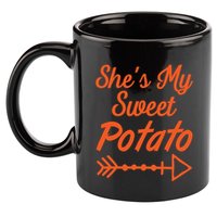 She Is My Sweet Potato I Yam Funny Couples Matching Gift 11oz C Handle Ceramic Mug