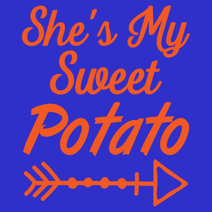 She Is My Sweet Potato I Yam Funny Couples Matching Gift 16 in Basic Backpack