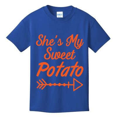 She Is My Sweet Potato I Yam Funny Couples Matching Gift Kids T-Shirt