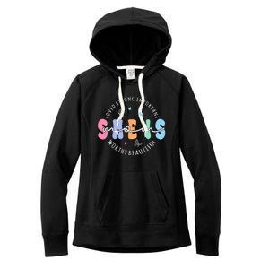 She Is Mom Lovely Strong Important Worthy Beautiful Funny Gift Women's Fleece Hoodie