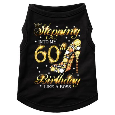 Stepping Into My 60 Birthday Like A Boss 60th BDay Party Doggie Tank