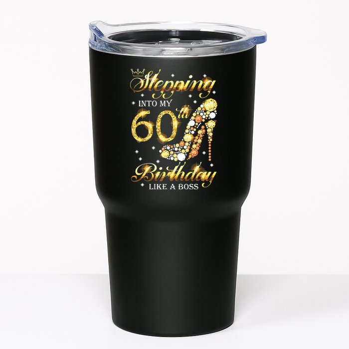Stepping Into My 60 Birthday Like A Boss 60th BDay Party Tumbler
