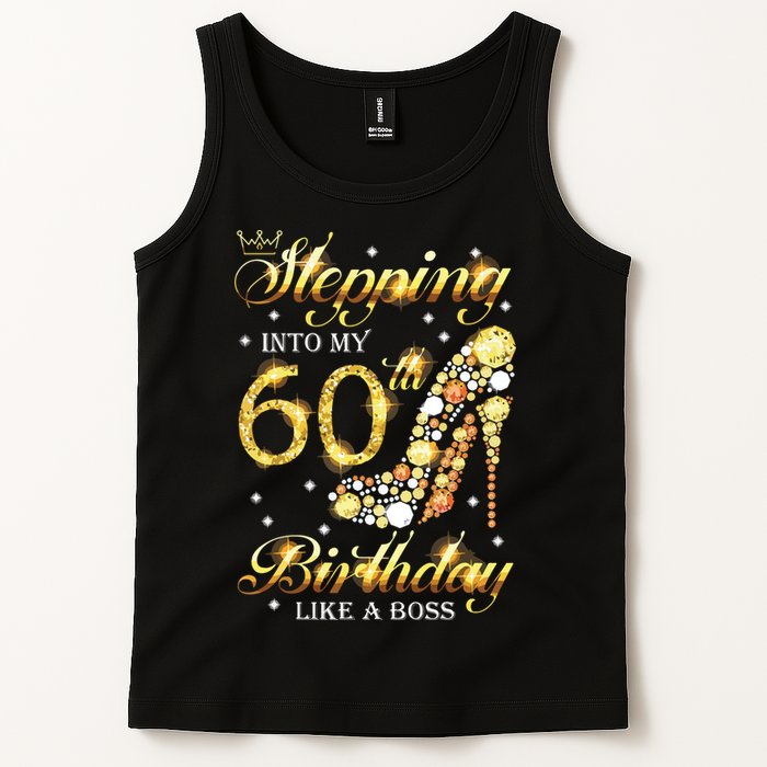 Stepping Into My 60 Birthday Like A Boss 60th BDay Party Tank Top