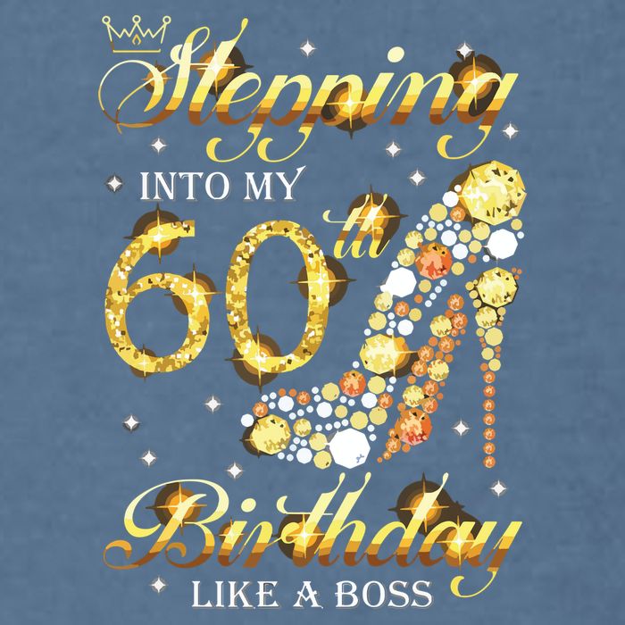 Stepping Into My 60 Birthday Like A Boss 60th BDay Party Garment-Dyed Sweatshirt