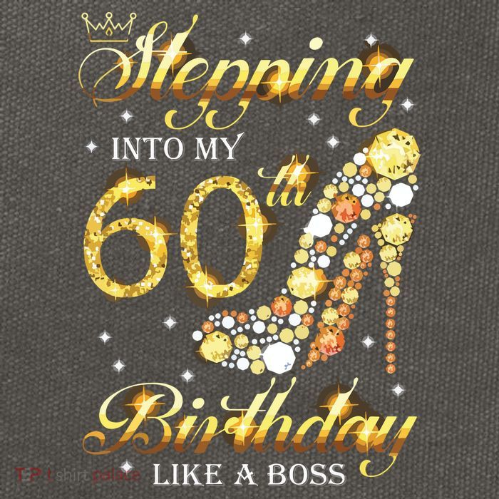 Stepping Into My 60 Birthday Like A Boss 60th BDay Party Cotton Canvas Backpack