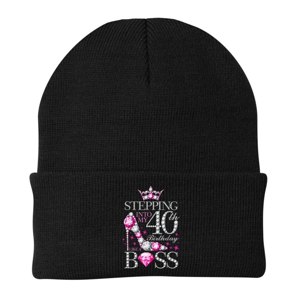 Stepping Into My 40th Birthday Like A boss Beanie
