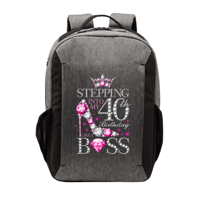 Stepping Into My 40th Birthday Like A boss Vector Backpack