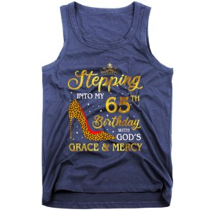 Stepping Into My 65th Birthday Present Gift Girl Wo 65 Year Old Tank Top