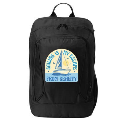 Sailing Is My Escape From Reality City Backpack