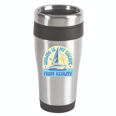 Sailing Is My Escape From Reality 16oz Travel Tumbler