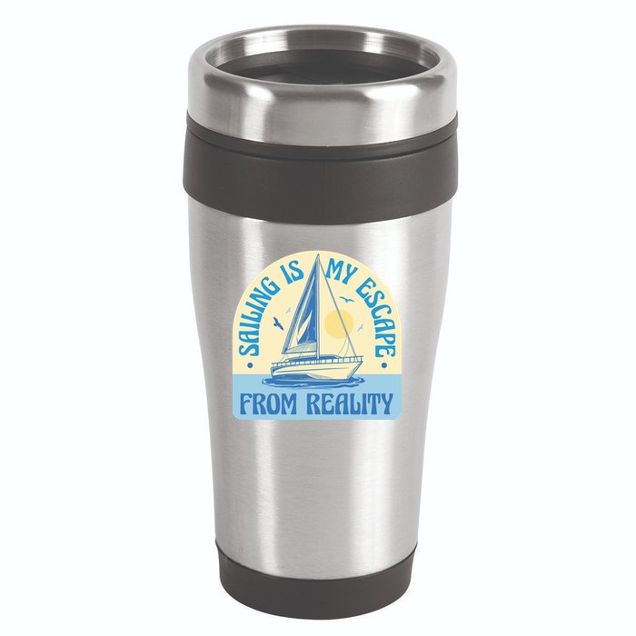 Sailing Is My Escape From Reality 16oz Travel Tumbler