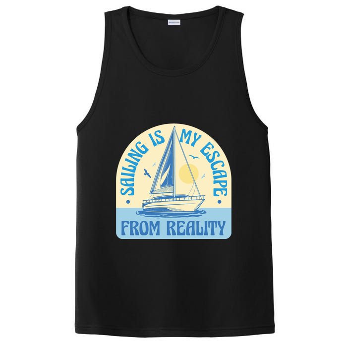 Sailing Is My Escape From Reality PosiCharge Competitor Tank