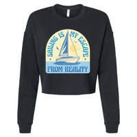 Sailing Is My Escape From Reality Cropped Pullover Crew