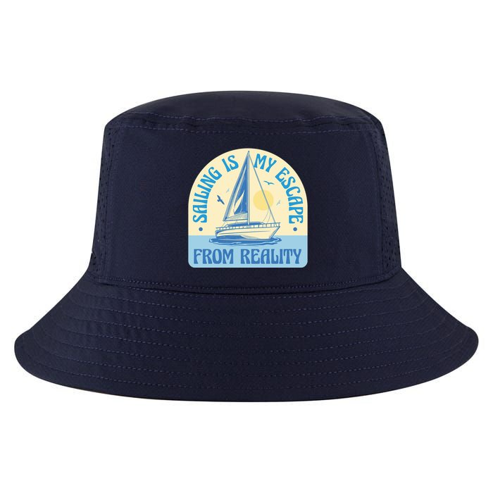 Sailing Is My Escape From Reality Cool Comfort Performance Bucket Hat