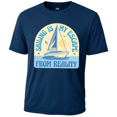 Sailing Is My Escape From Reality Performance Shirt