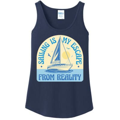 Sailing Is My Escape From Reality Ladies Essential Tank