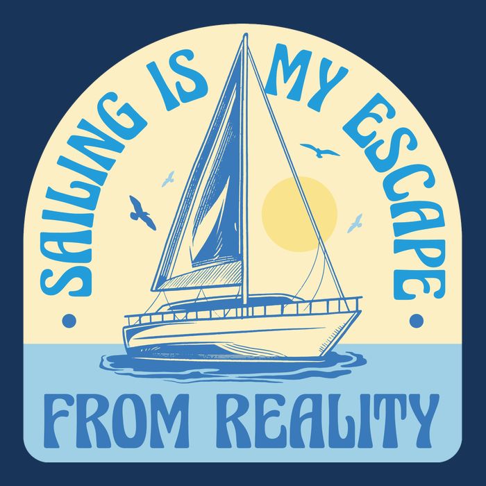 Sailing Is My Escape From Reality Mousepad