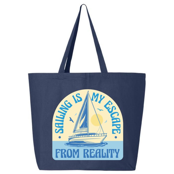 Sailing Is My Escape From Reality 25L Jumbo Tote