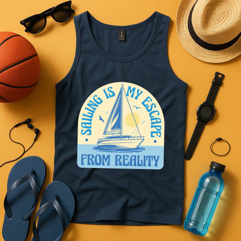 Sailing Is My Escape From Reality Tank Top