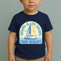 Sailing Is My Escape From Reality Toddler T-Shirt
