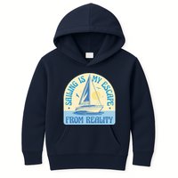 Sailing Is My Escape From Reality Kids Hoodie