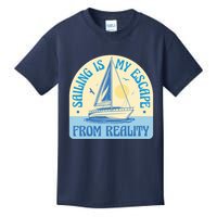 Sailing Is My Escape From Reality Kids T-Shirt