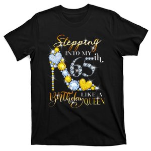 Stepping Into My 65th Birthday Like A queen Birthday boss T-Shirt