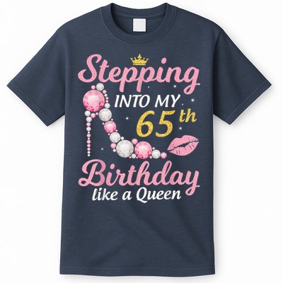 Stepping Into My 65th Birthday Like A Queen Happy To Me Mom T-Shirt
