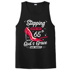 Stepping Into My 65th Birthday With God's Grace And Mercy PosiCharge Competitor Tank