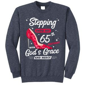 Stepping Into My 65th Birthday With God's Grace And Mercy Sweatshirt