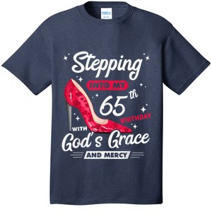 Stepping Into My 65th Birthday With God's Grace And Mercy T-Shirt