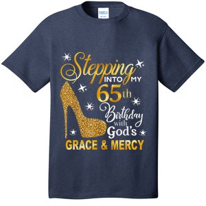 Stepping into my 65th birthday with God's grace & Mercy T-Shirt