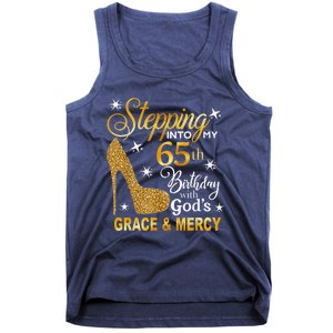 Stepping into my 65th birthday with God's grace & Mercy Tank Top