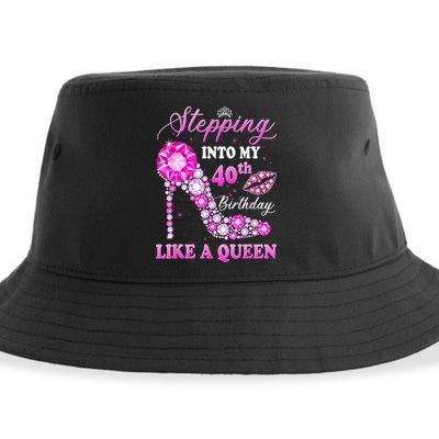 Stepping Into My 40th Birthday Like A Queen For Wo Sustainable Bucket Hat