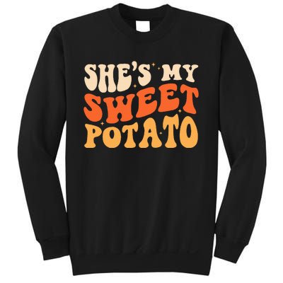 She Is My Sweet Potato I Yam Thanksgiving Matching Couples Sweatshirt