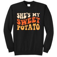 She Is My Sweet Potato I Yam Thanksgiving Matching Couples Tall Sweatshirt