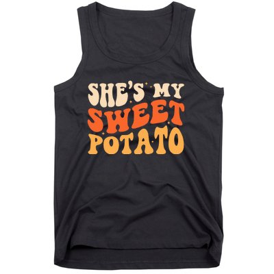 She Is My Sweet Potato I Yam Thanksgiving Matching Couples Tank Top