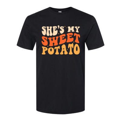 She Is My Sweet Potato I Yam Thanksgiving Matching Couples Softstyle CVC T-Shirt