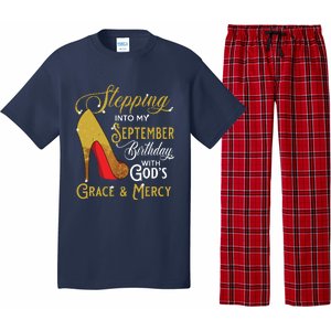 Stepping Into My September Birthday With Gods Grace Mercy Pajama Set