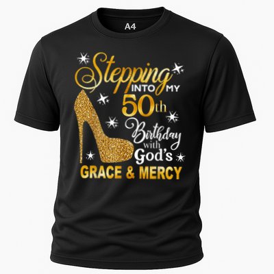 Stepping into my 50th birthday with God's grace & Mercy Performance Shirt