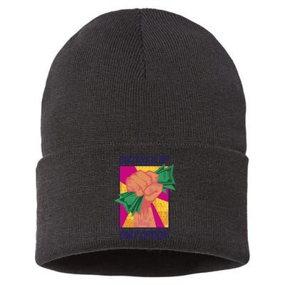 Success Is My Only Option Money Sustainable Knit Beanie