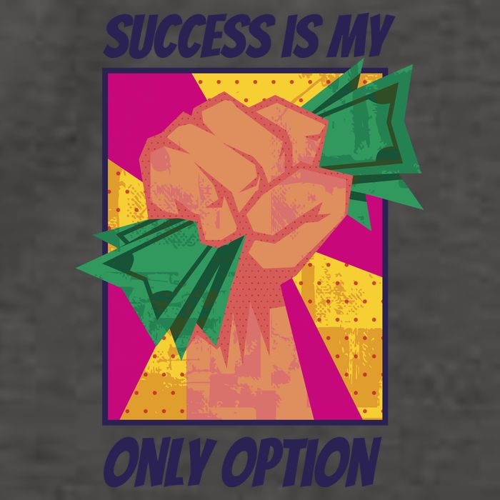 Success Is My Only Option Money Vector Backpack