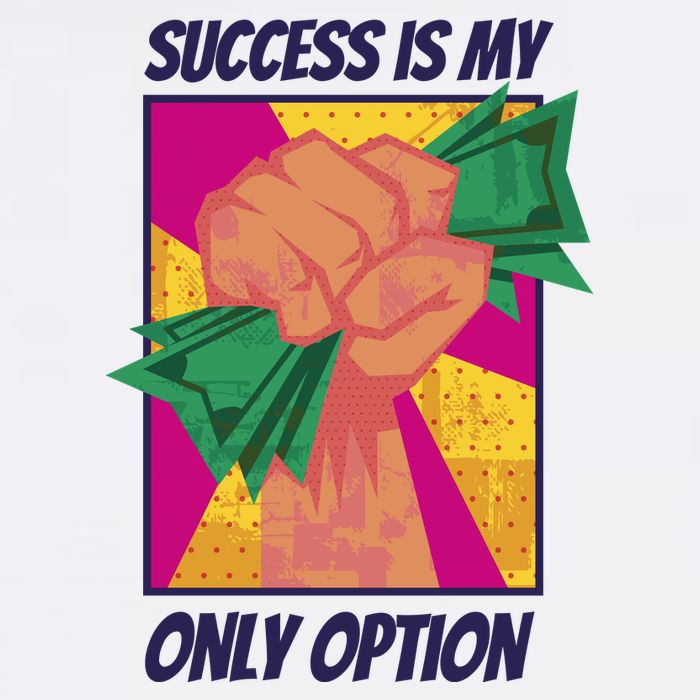 Success Is My Only Option Money Flat Bill Trucker Hat