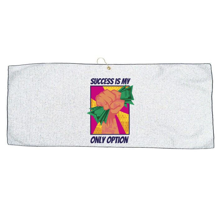 Success Is My Only Option Money Large Microfiber Waffle Golf Towel