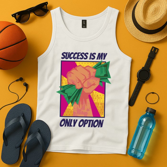Success Is My Only Option Money Tank Top