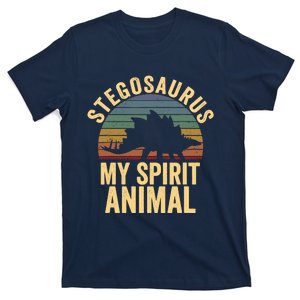 Stegosaurus Is My Spirit Animal Dinosaur Lovers Gift T-Shirt